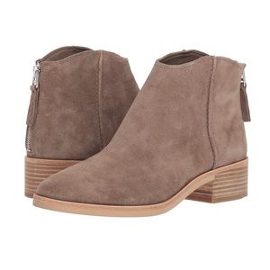 Dolce Vita Taupe Suede Ankle Bootie Boot